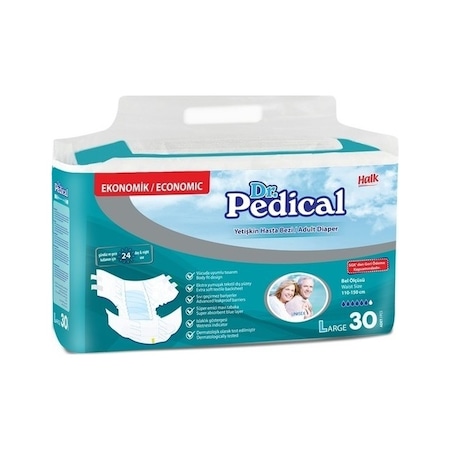 Dr.Pedical Yetişkin Hasta Bezi Büyük Boy Large(L) 120 Adet