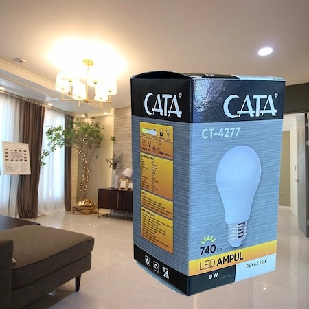 Cata Ct-4277 9 Watt Led Ampul E27 Duy Beyaz Işık