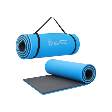 Busso PLT-30 Pilates Minderi Çift Renkli 1.6 CM Mavi - Gri