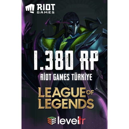 League Of Legends 1380 Rp - Riot Games