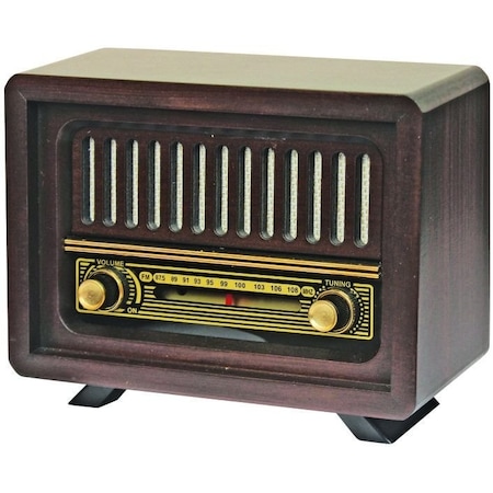 Nostaljik Radyo Şarjlı Pil+adaptörlü Çamlıca Model