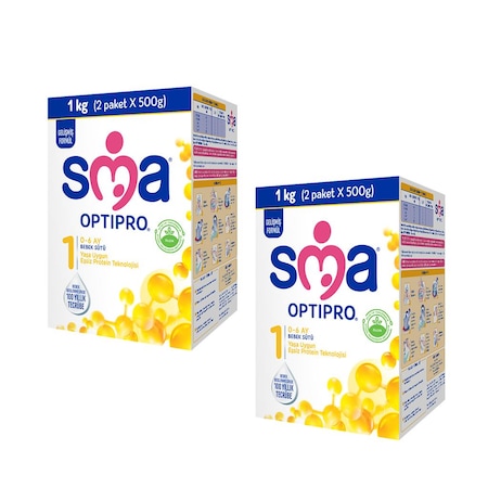 Sma Optipro 1 Probiyotik Bebek Sütü 0 - 6 Ay 2 x 1 KG