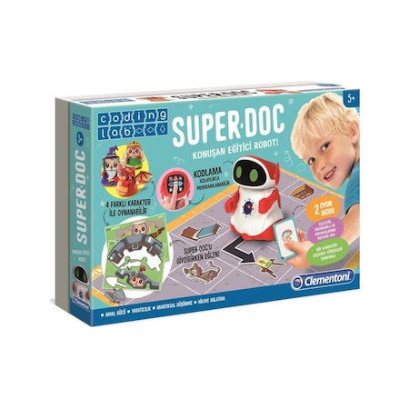 Clementoni Super Doc - Eğitici Konuşan Robot 64960