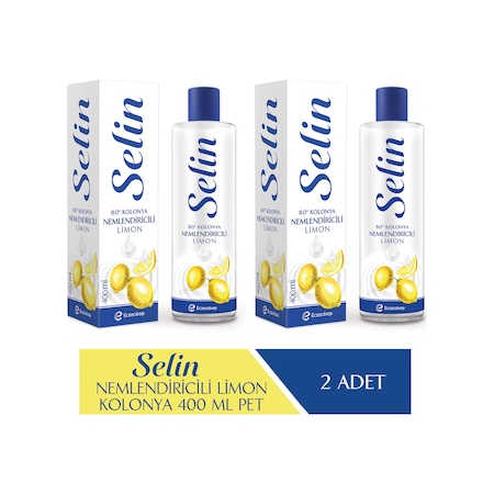 Selin 80 Derece Nemlendiricili Limon Kolonyası 2 x 400 ML