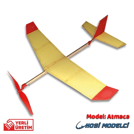 Planör Model Uçak - Maket Uçak - 3D Puzzle - Atmaca