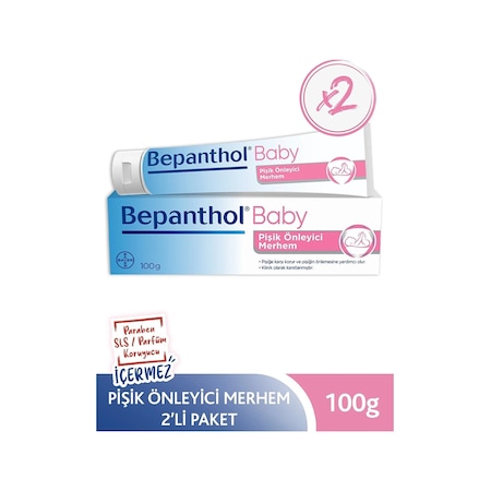 Bepanthol Baby Pişik Önleyici Merhem 100 Gr X2 Adet