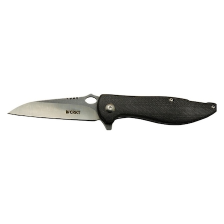 Crkt Lotus 1265 Bk Siyah Kamp / Outdoor Çakı 18cm - Yarı Otomatik, Kemerlikli, Kutulu