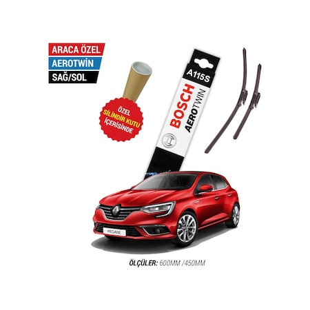 Bosch Aerotwin A115S Renault Megane 4 Silecek (2016-2024)