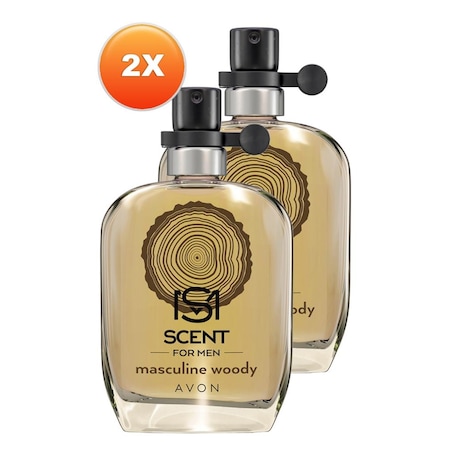 Avon Scent Masculine Woody Erkek Parfüm EDT 2 x 30 ML