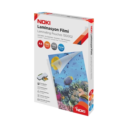 Noki A4 Laminasyon Filmi 100 Mikron 100'lü Paket 130002