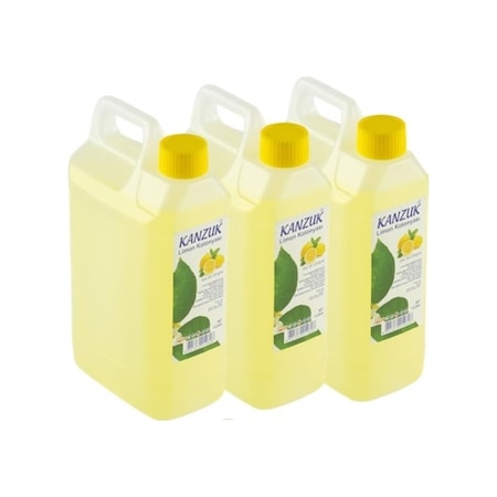 Kanzuk 80 Derece Limon Kolonyası Bidon 3 x 1 L