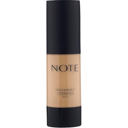 Note Detox & Protect 03 Medium Beige Canlandırıcı Etkili SPF15 Kapatıcı Fondöten