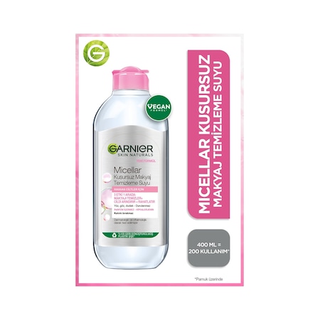 Garnier Micellar Hassas Ciltler Kusursuz Makyaj Temizleme Suyu 400 ML