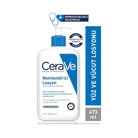 Cerave Kuru ve Çok Kuru Ciltler İçin Nemlendirici Losyon 473 ML