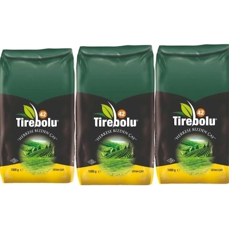 Tirebolu 42 Siyah Dökme Çay 3 x 1 KG