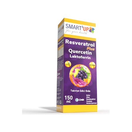 Smart Up Resveratrol Plus Quercetin Laktoferrin Takviye Edici Gıda 150 ML