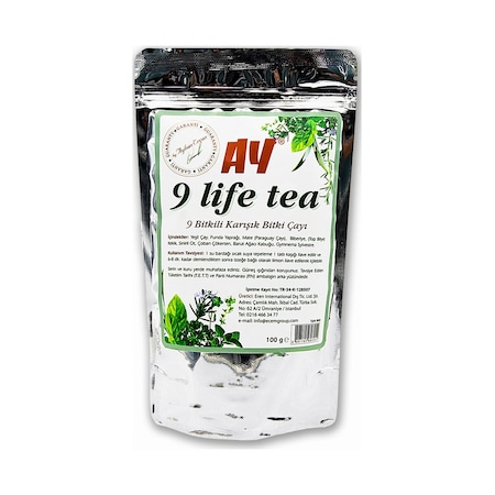 Ay 9 Life Tea 9 Bitkili Karışık Bitki Çayı 100 G