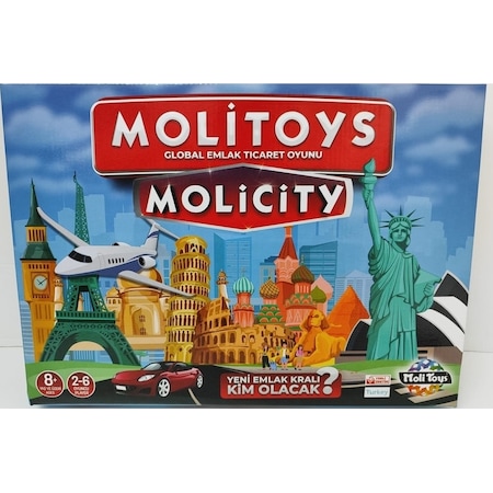 Emlak Ticaret Oyunu Molipoly Molicity Monopoly Monopoli Metropol Mega City Aile Oyunu