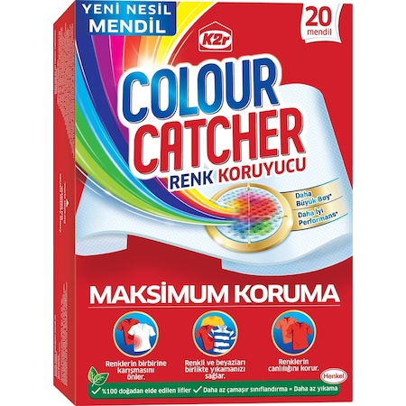 K2r Colour Catcher Renk Koruyucu Mendil 20 Li Ekonomik Pk