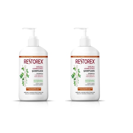 Restorex Kuru ve Yıpranmış Saçlar için Şampuan 2 x 1 L