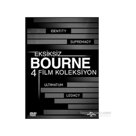 Universal Pictures Bourne 4 DVD Koleksiyon