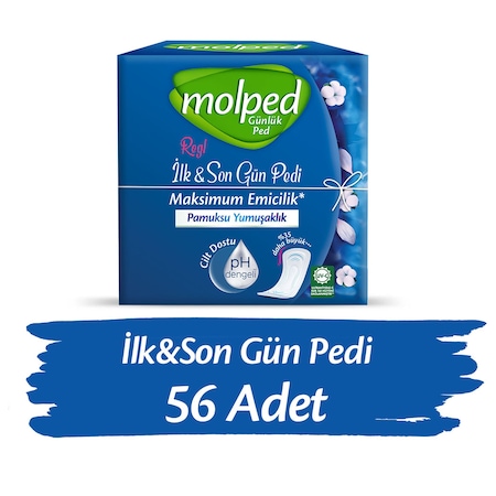 Molped İlk & Son Günlük Pedi Uzun 56 Adet