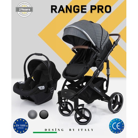 Prego Range Pro Travel Sistem Bebek Arabası 2096 Gri