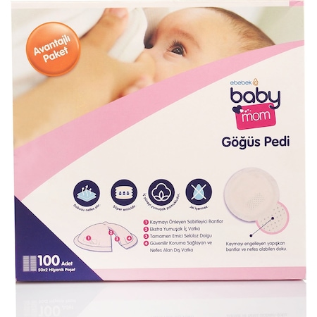 Baby Mom Göğüs Pedi 100'lü