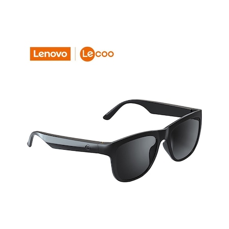 Hallow Lenovo Laiku C8 Unisex Gözlük Bluetooth Kulaklık Siyah