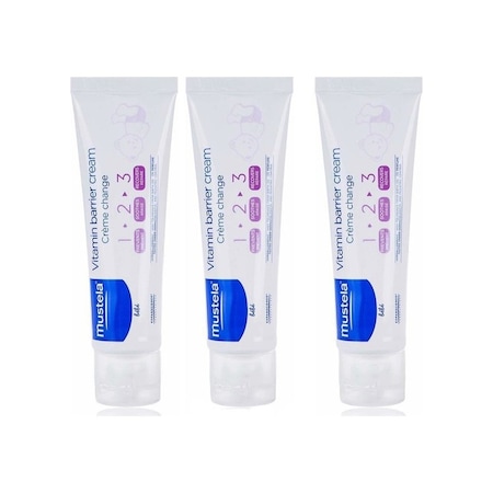 Mustela Vitamin Barrier Pişik Önleyici Krem 100 ml x 3 Adet