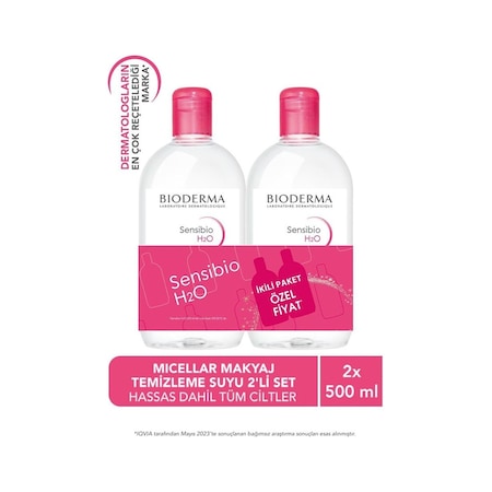 Bioderma Sensibio H2O 2 x 500 ML