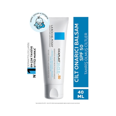 La Roche Posay Cicaplast Baume B5 Onarıcı Bakım Kremi SPF50 40 ML