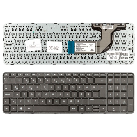 Hp 15-R100Nt, 15-R103Nt, 15-R111Nt Notebook Klavye (Siyah Tr)