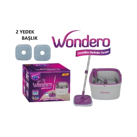 Parex Wondero Temizlik Seti + 2 Yedek Başlık