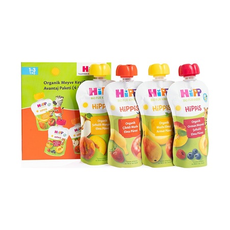 Hipp Organik Meyve Püreleri Avantaj Paketi 4x100g Hıpp-2872 HIPP-2872