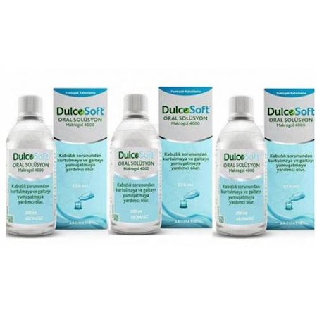 Dulcosoft Oral Solüsyon 3 x 250 ML