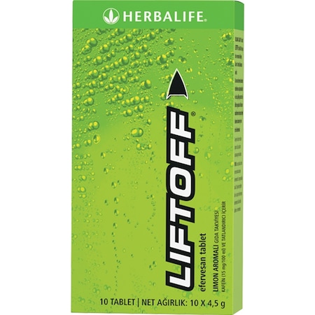 Herbalife Nutrition Liftoff Limon Aromali (10 Tablet)