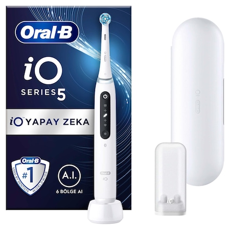 Oral-B iO 5 Şarjlı Diş Fırçası Beyaz