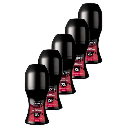 Avon Onduty Max Protection 72H Erkek Roll-On Deodorant 5 x 50 ML