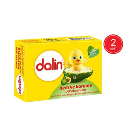 Dalin Avokadolu Nem ve Koruma Bebek Sabunu 100 G x 2