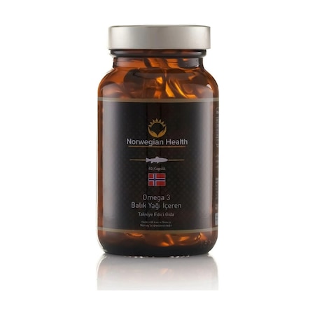 Norwegian Health Omega 3 Balık Yağı 1000 Mg 60 Kapsül