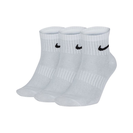 Erkek Nike Everyday Lightweight Ankle 3 Çift Sx7677-100 Beyaz