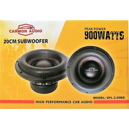 Carmon Audio 20cm Subwoofer Profesyonel Bass 900W 300 Rms