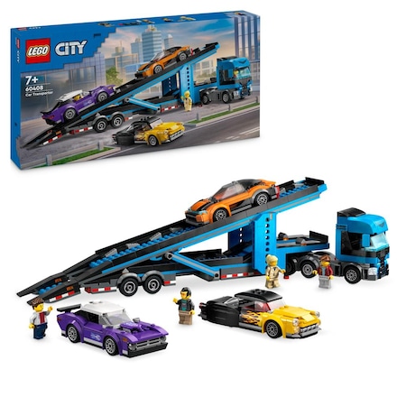 LEGO® 60408 Spor Arabalı Araç Taşıma Kamyonu 998 Parça