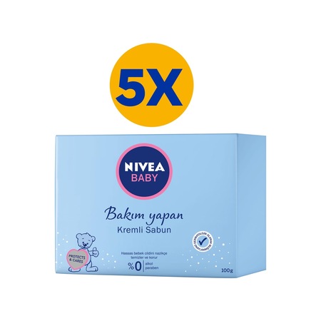 Nivea Baby Bakım Yapan Kremli Sabun 100 G x 5