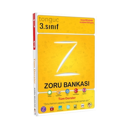 Tonguç Yayınları 3.Sınıf Tüm Dersler Zoru Bankası N11.27436