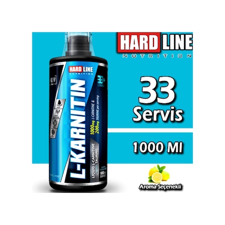 Hardline L-Karnitin Sıvı 1000 Ml L Carnitine Limon Aromalı-Limon Aromalı