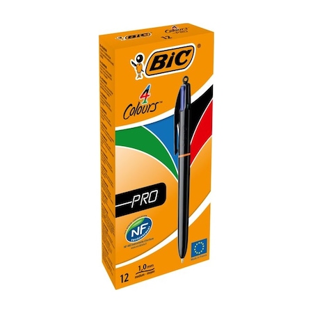 Bic Tükenmez Kalem 4 Colours Pro 12 Li 982869