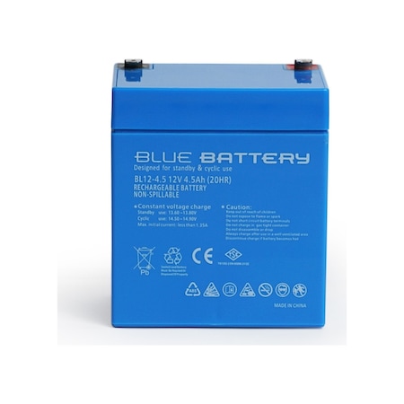 Blue Battery 12v 4.5 Amper Bakımsız Kuru Akü Ups Aküsü