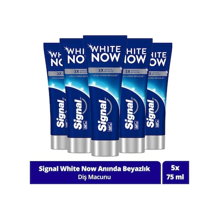 Signal White Now Original Diş Macunu 5 x 75 ML